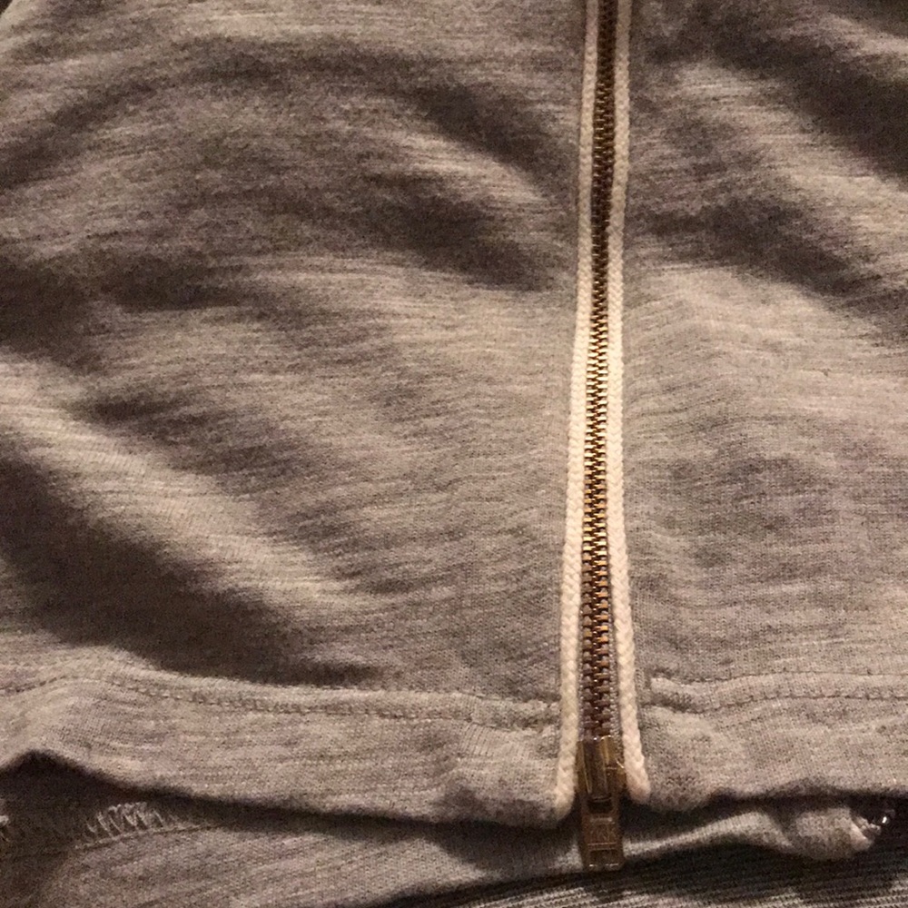 J Crew Grey Varsity Side Zip Dress - image 5